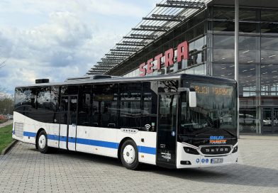 Neuer hybrider Setra Ausflugsbus